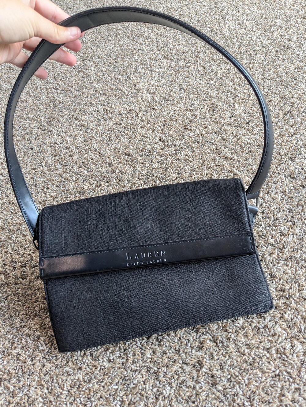 Lauren Ralph Lauren Purse Handbag Black